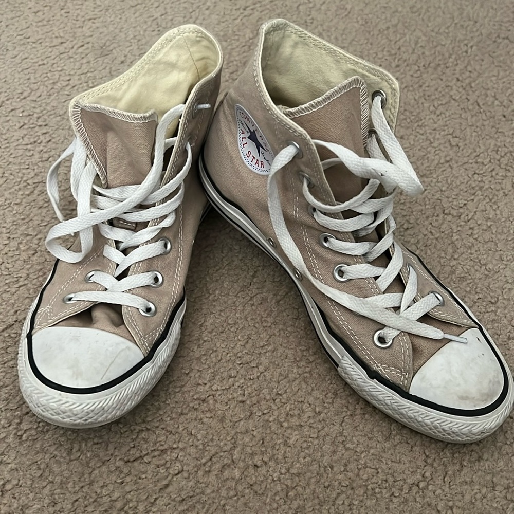 Khaki Chuck Taylors
